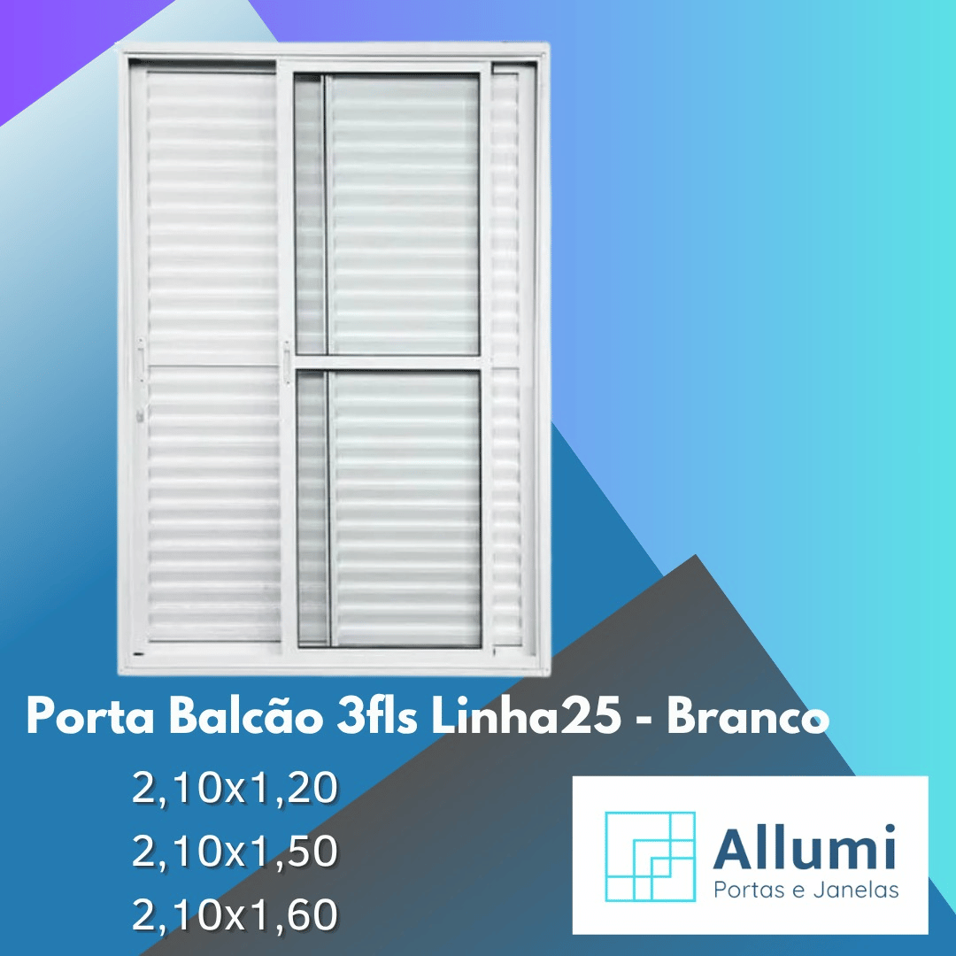 Porta Balcão 3fls