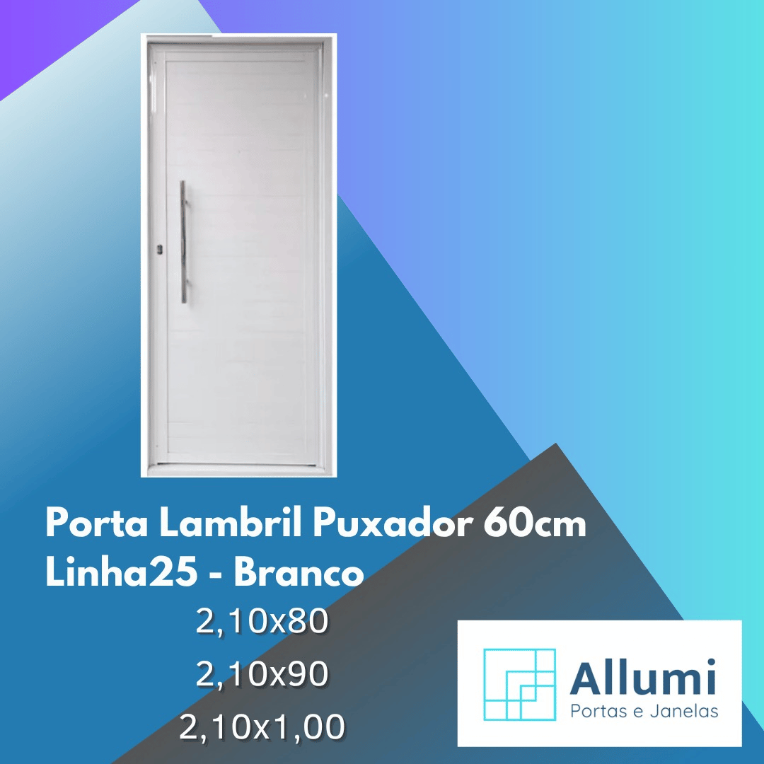 Porta Lambril Puxador 60cm